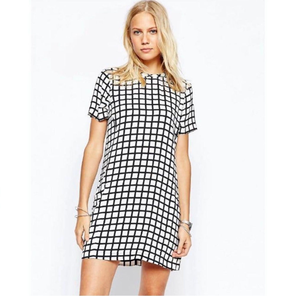 A&F Check Mini Dress